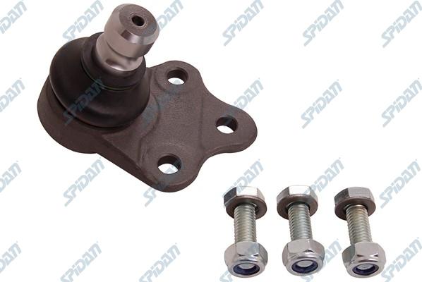 SPIDAN CHASSIS PARTS 58665 - Шаровая опора, несущий / направляющий шарнир autospares.lv