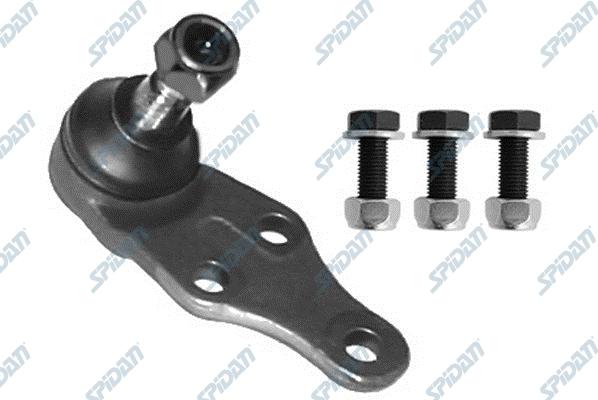 SPIDAN CHASSIS PARTS 57625 - Шаровая опора, несущий / направляющий шарнир autospares.lv