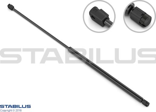 STABILUS 9272DM - Газовая пружина, упор autospares.lv