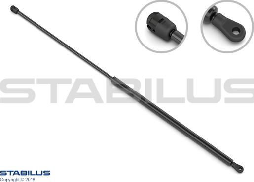 STABILUS 4081FD - Газовая пружина, капот autospares.lv