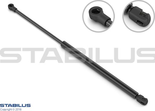 STABILUS 015489 - Газовая пружина, упор autospares.lv