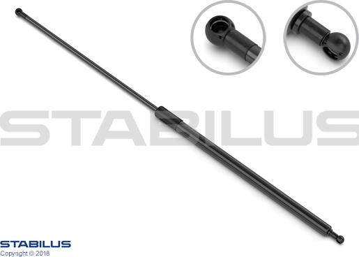 STABILUS 015531 - Газовая пружина, упор autospares.lv