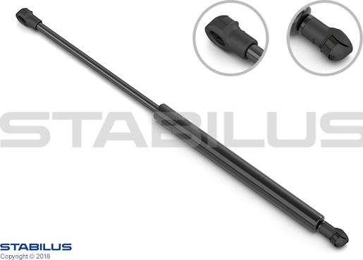 STABILUS 0744VM - Газовая пружина, упор autospares.lv