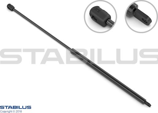 STABILUS 1293BN - Газовая пружина, капот autospares.lv