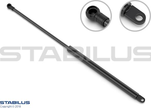 STABILUS 076600 - Газовая пружина, упор autospares.lv