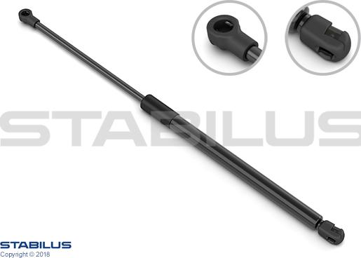 STABILUS 078405 - Газовая пружина, упор autospares.lv