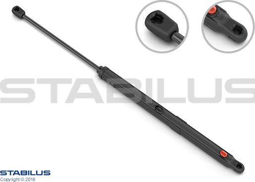 STABILUS 3477XW - Газовая пружина, капот autospares.lv