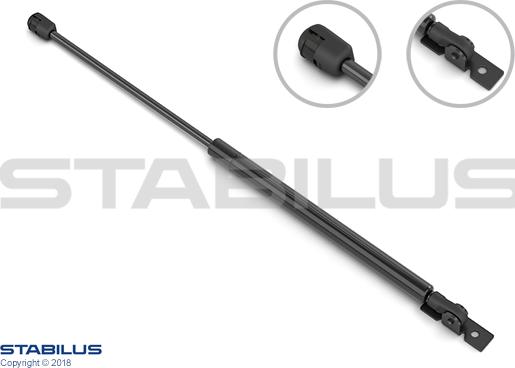 STABILUS 9591FD - Газовая пружина, капот autospares.lv