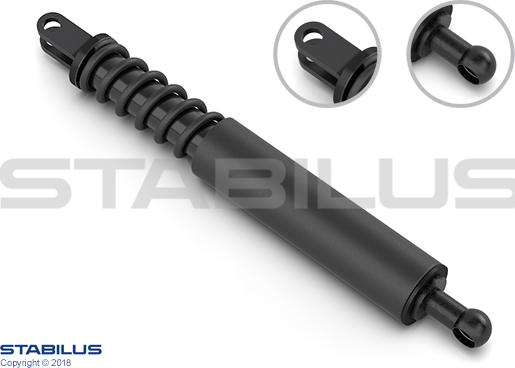 STABILUS 8889KR - Газовая пружина, упор autospares.lv