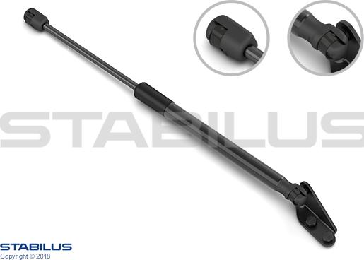 STABILUS 848951 - Газовая пружина, упор autospares.lv