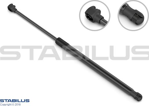 STABILUS 540866 - Газовая пружина, упор autospares.lv