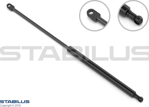 STABILUS 4043KY - Газовая пружина, заднее стекло autospares.lv