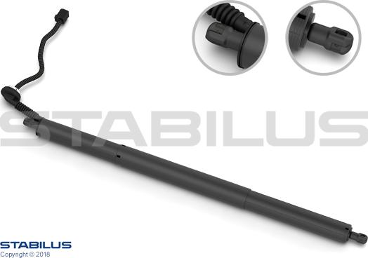 STABILUS 407294 - Электромотор, задняя дверь autospares.lv