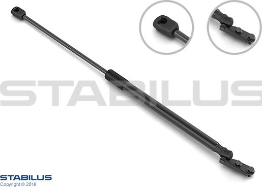 STABILUS 762672 - Газовая пружина, упор autospares.lv