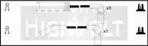 Standard OEF634 - Комплект проводов зажигания autospares.lv