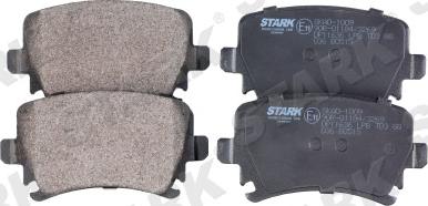 Stark SKAD-1009 - Тормозные колодки, дисковые, комплект autospares.lv