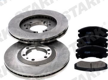 Stark SKBK-1090141 - Дисковый тормозной механизм, комплект autospares.lv