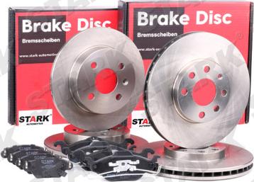 Stark SKBK-1090348 - Дисковый тормозной механизм, комплект autospares.lv