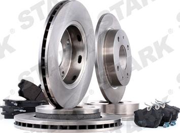 Stark SKBK-1090229 - Дисковый тормозной механизм, комплект autospares.lv