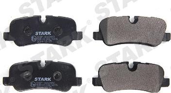 Stark SKBP-0010440 - Тормозные колодки, дисковые, комплект autospares.lv