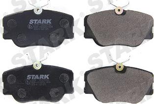 Stark SKBP-0010443 - Тормозные колодки, дисковые, комплект autospares.lv