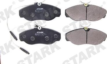 Stark SKBP-0010455 - Тормозные колодки, дисковые, комплект autospares.lv