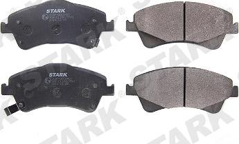 Stark SKBP-0010461 - Тормозные колодки, дисковые, комплект autospares.lv