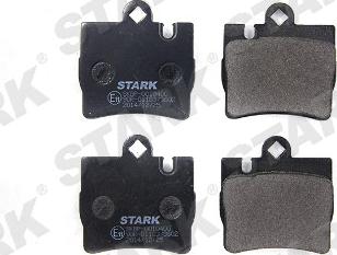 Stark SKBP-0010400 - Тормозные колодки, дисковые, комплект autospares.lv