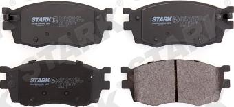 Stark SKBP-0010402 - Тормозные колодки, дисковые, комплект autospares.lv