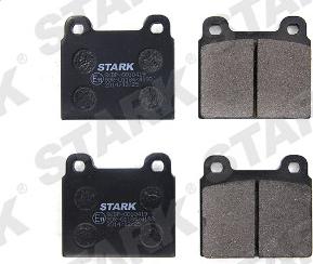 Stark SKBP-0010419 - Тормозные колодки, дисковые, комплект autospares.lv