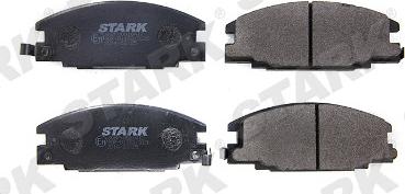 Stark SKBP-0010412 - Тормозные колодки, дисковые, комплект autospares.lv