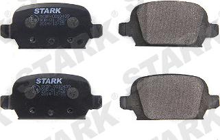 Stark SKBP-0010439 - Тормозные колодки, дисковые, комплект autospares.lv