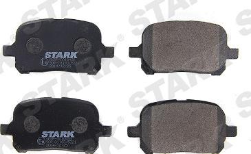 Stark SKBP-0010435 - Тормозные колодки, дисковые, комплект autospares.lv
