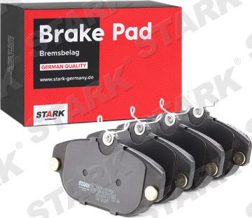 Stark SKBP-0010424 - Тормозные колодки, дисковые, комплект autospares.lv