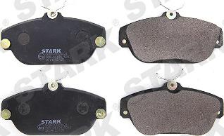 Stark SKBP-0010424 - Тормозные колодки, дисковые, комплект autospares.lv