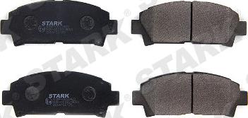 Stark SKBP-0010423 - Тормозные колодки, дисковые, комплект autospares.lv