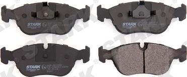 Stark SKBP-0010092 - Тормозные колодки, дисковые, комплект autospares.lv