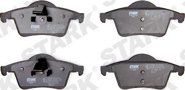 Stark SKBP-0010044 - Тормозные колодки, дисковые, комплект autospares.lv