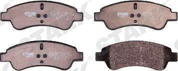 Stark SKBP-0010048 - Тормозные колодки, дисковые, комплект autospares.lv