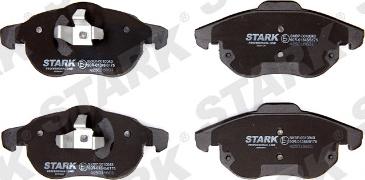 Stark SKBP-0010043 - Тормозные колодки, дисковые, комплект autospares.lv