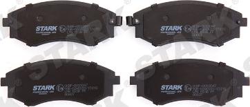 Stark SKBP-0010047 - Тормозные колодки, дисковые, комплект autospares.lv