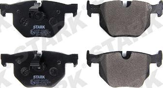 Stark SKBP-0010050 - Тормозные колодки, дисковые, комплект autospares.lv