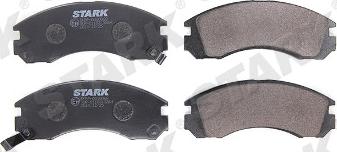 Stark SKBP-0010068 - Тормозные колодки, дисковые, комплект autospares.lv