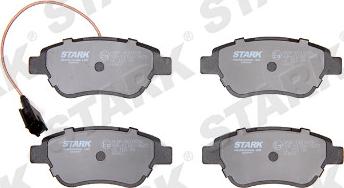 Stark SKBP-0010036 - Тормозные колодки, дисковые, комплект autospares.lv