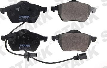 Stark SKBP-0010033 - Тормозные колодки, дисковые, комплект autospares.lv