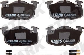 Stark SKBP-0010072 - Тормозные колодки, дисковые, комплект autospares.lv