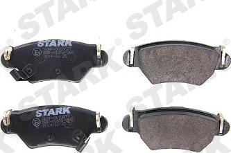 Stark SKBP-0010077 - Тормозные колодки, дисковые, комплект autospares.lv