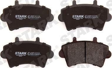 Stark SKBP-0010196 - Тормозные колодки, дисковые, комплект autospares.lv