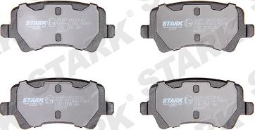 Stark SKBP-0010141 - Тормозные колодки, дисковые, комплект autospares.lv