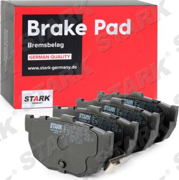Stark SKBP-0010148 - Тормозные колодки, дисковые, комплект autospares.lv